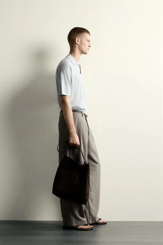 ТРИКОТАЖНОЕ ПОЛО ИЗ 100% ЛЬНА RELAXED FIT