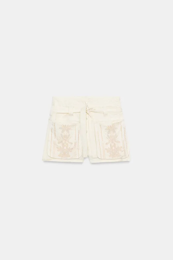 ШОРТЫ С ВЫШИВКОЙ — ZW COLLECTION