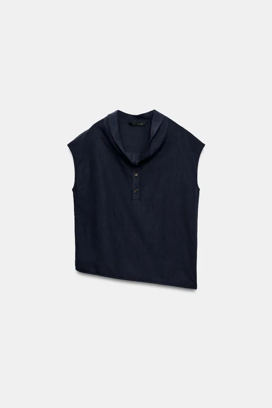 РУБАШКА ИЗ СМЕСОВОГО ЛЬНА — ZW COLLECTION