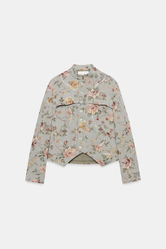 ЖАККАРДОВЫЙ БЛЕЙЗЕР — ZW COLLECTION