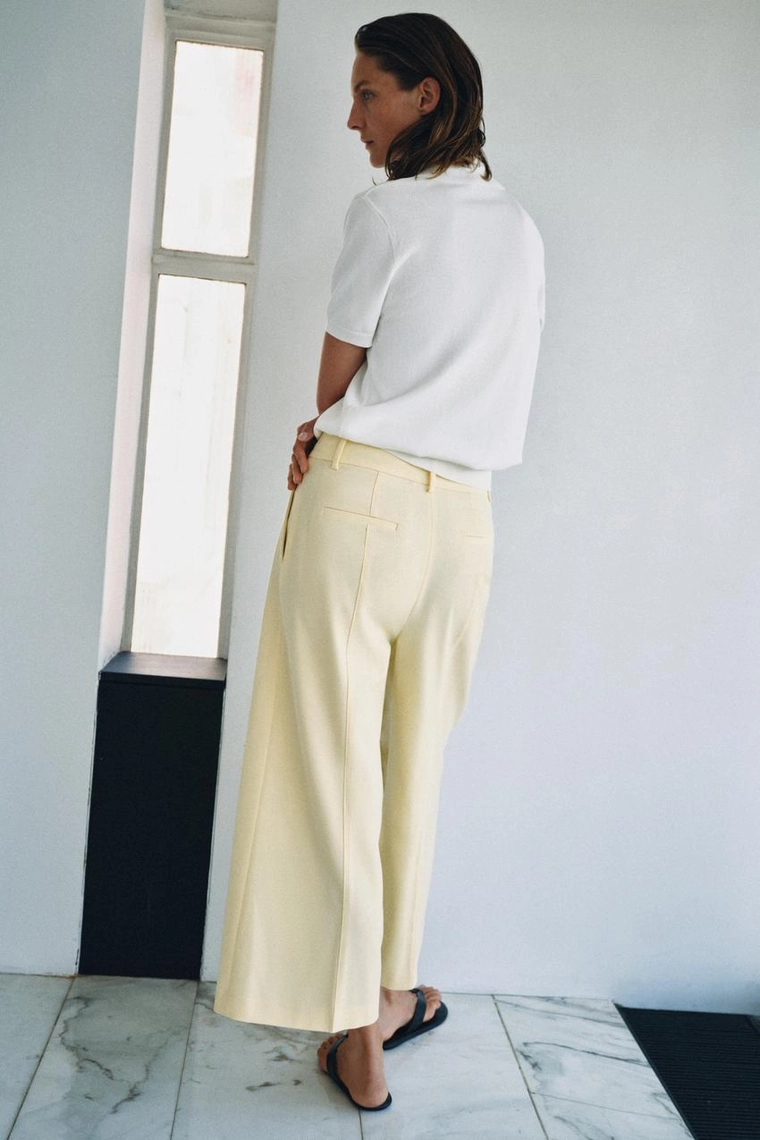 УКОРОЧЕННЫЕ БРЮКИ — коллекция Zara «ZW»