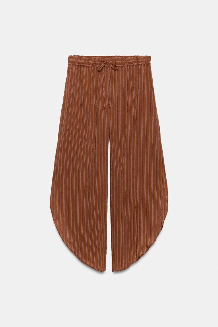БРЮКИ С БОКОВЫМИ РАЗРЕЗАМИ — коллекция Zara «ZW»