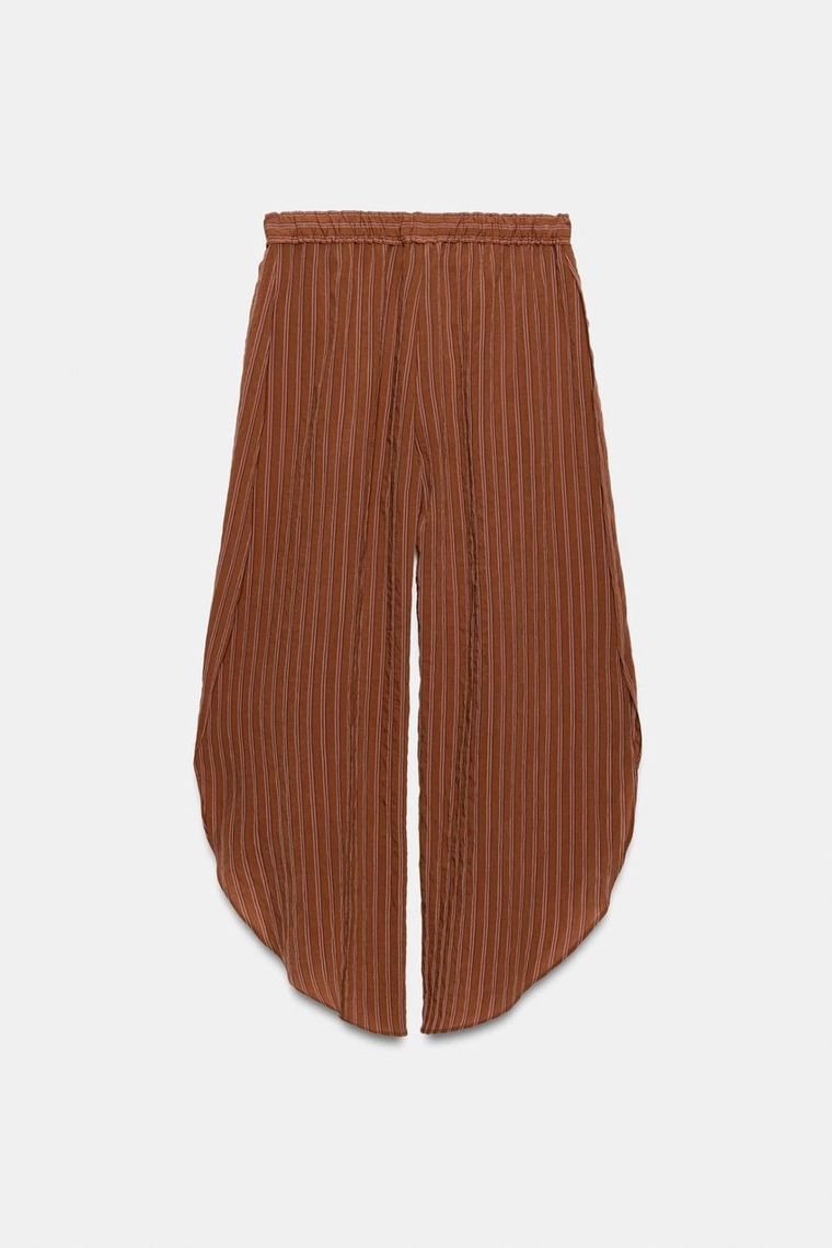 БРЮКИ С БОКОВЫМИ РАЗРЕЗАМИ — коллекция Zara «ZW»