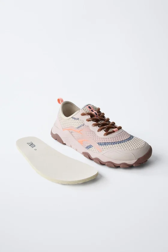 КРОССОВКИ BAREFOOT ИЗ СЕТЧАТОЙ ТКАНИ
