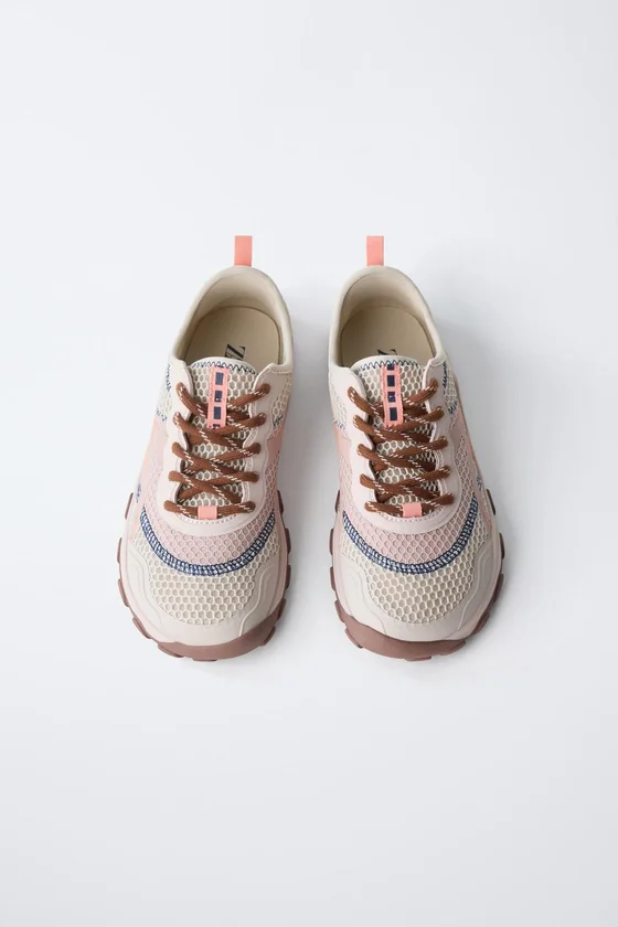 КРОССОВКИ BAREFOOT ИЗ СЕТЧАТОЙ ТКАНИ
