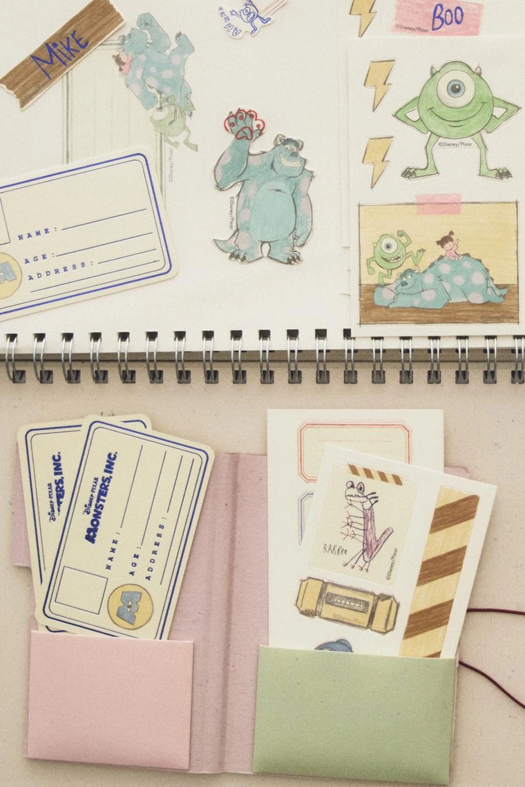 Детская папка для наклеек «корпорация монстров» ©disney/pixar