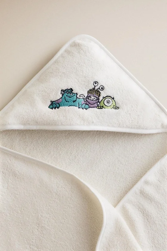 Детское полотенце с капюшоном monsters, inc.