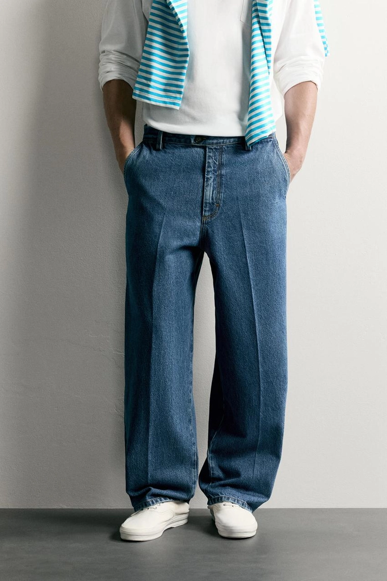 Джинсовые брюки чинос regular fit
