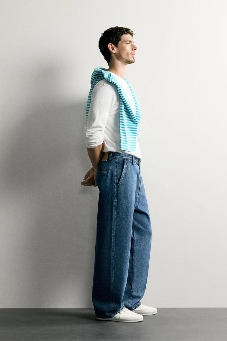 Джинсовые брюки чинос regular fit