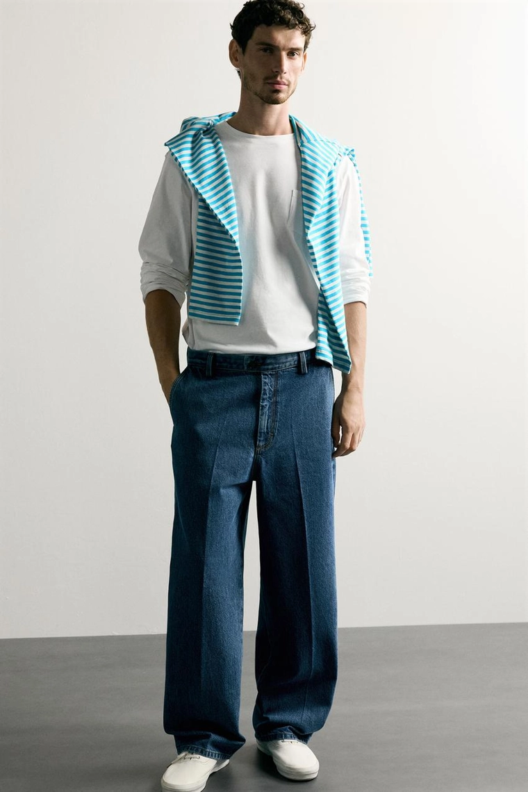 Джинсовые брюки чинос regular fit