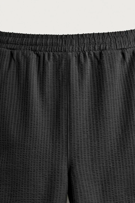 ШОРТЫ REGULAR FIT С ТЕКСТУРОЙ SEERSUCKER
