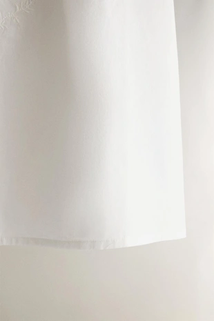 Хлопковый топ с вышивкой- Заказать в России