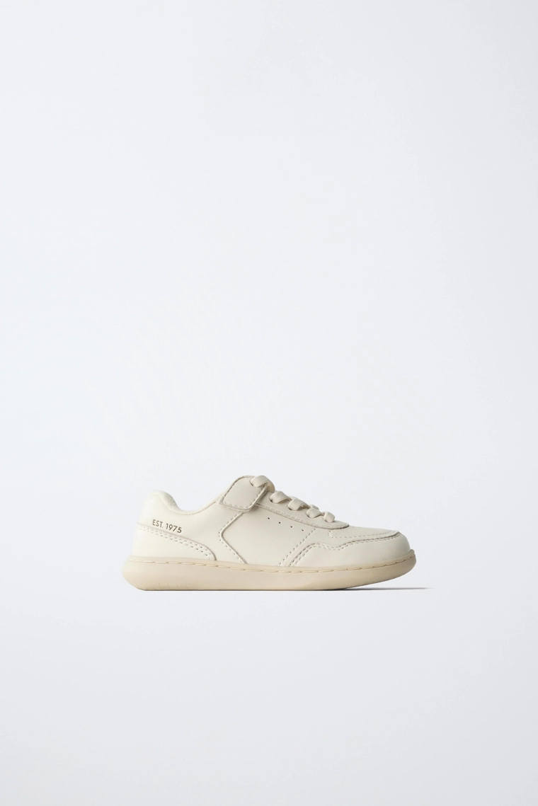 Кожаные кеды zara timeless barefoot