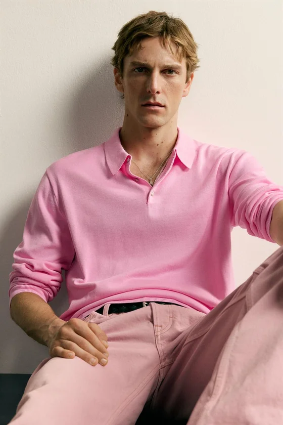 ТРИКОТАЖНОЕ ПОЛО RELAXED FIT
