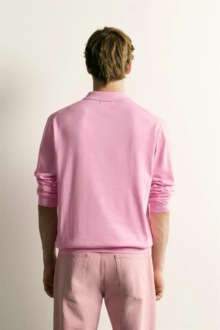 Трикотажное поло Relaxed Fit- Заказать в России