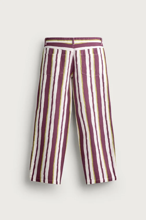 БРЮКИ STRAIGHT FIT В ПОЛОСКУ