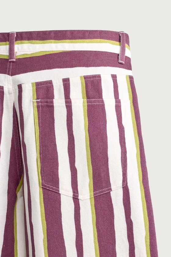 БРЮКИ STRAIGHT FIT В ПОЛОСКУ
