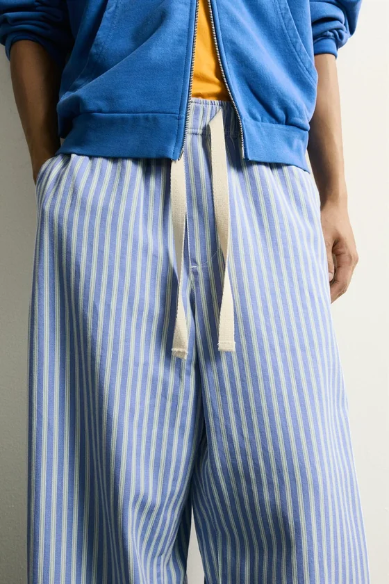 БРЮКИ BAGGY FIT В ПОЛОСКУ