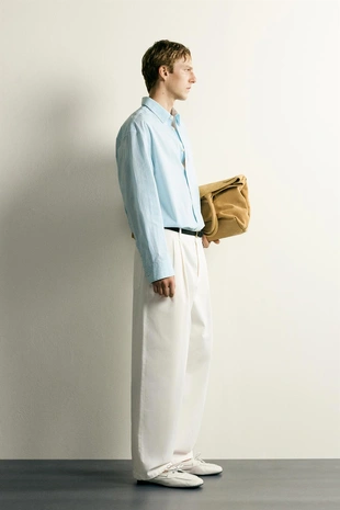 Рубашка Boxy Fit в полоску