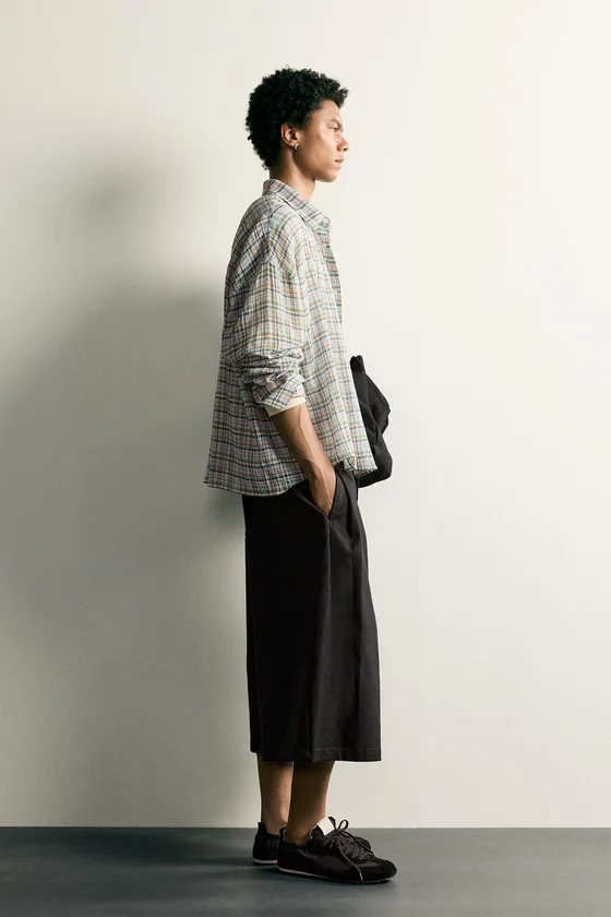 РУБАШКА RELAXED FIT В КЛЕТКУ