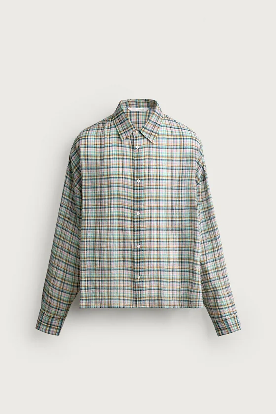 РУБАШКА RELAXED FIT В КЛЕТКУ