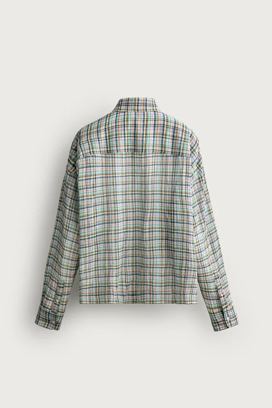РУБАШКА RELAXED FIT В КЛЕТКУ