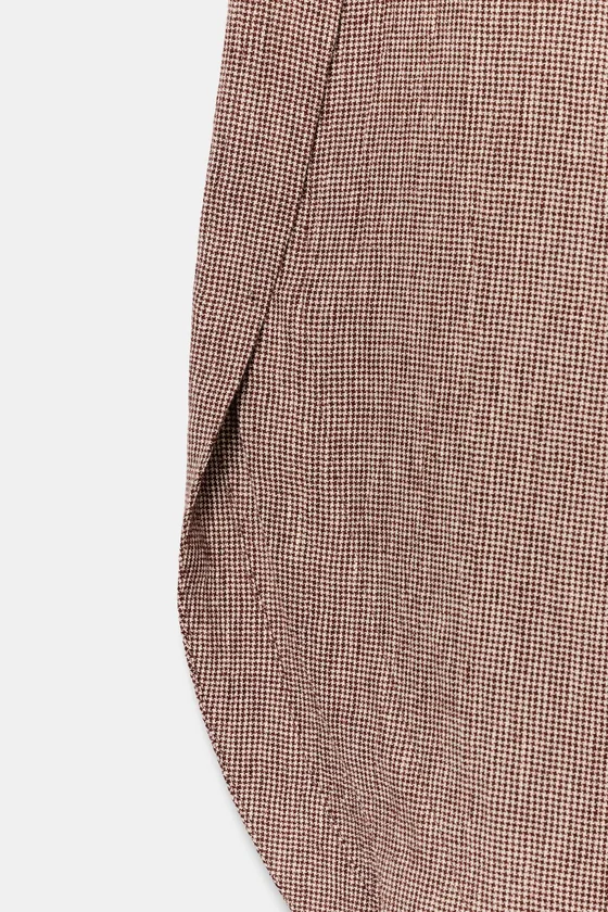 ЛЬНЯНЫЕ БРЮКИ С РАЗРЕЗАМИ — ZW COLLECTION