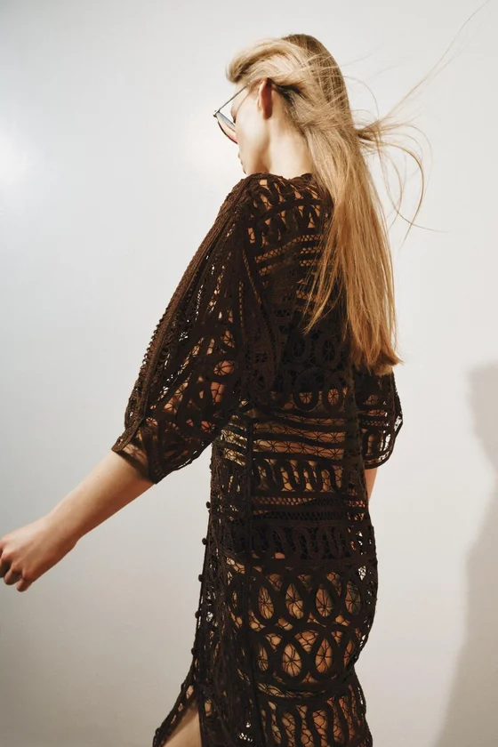ДЛИННОЕ ПЛАТЬЕ КРОШЕ — ZW COLLECTION