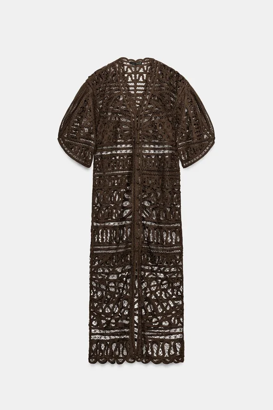 ДЛИННОЕ ПЛАТЬЕ КРОШЕ — ZW COLLECTION