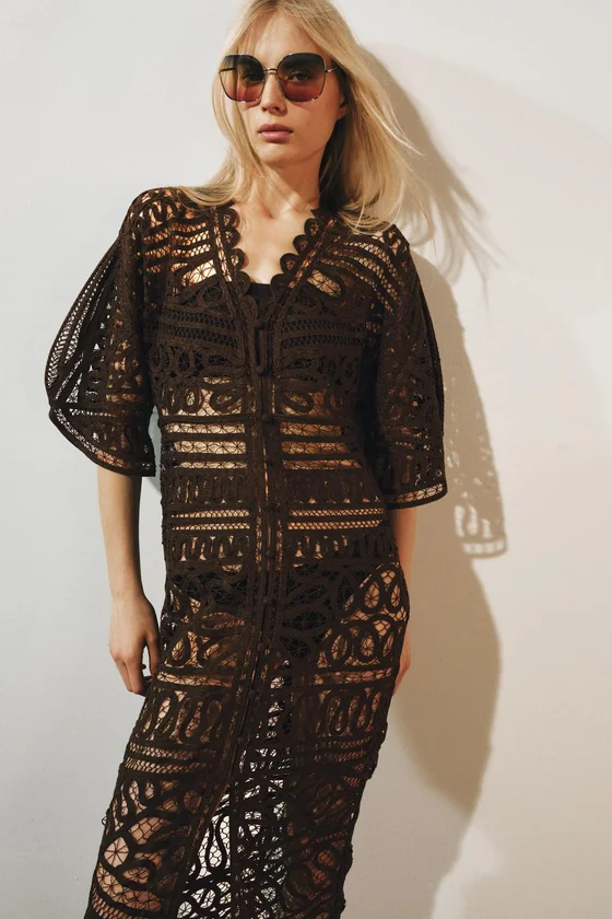 ДЛИННОЕ ПЛАТЬЕ КРОШЕ — ZW COLLECTION