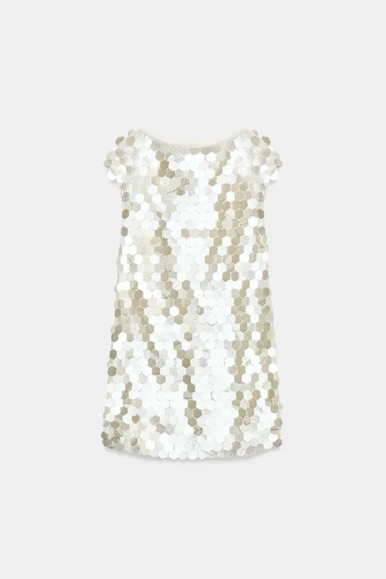 КОРОТКОЕ ПЛАТЬЕ С ПАЙЕТКАМИ — ZW COLLECTION