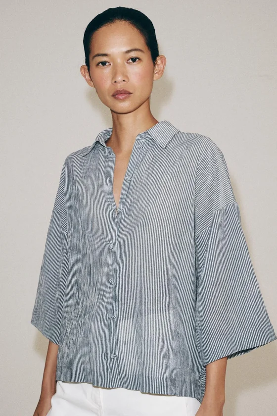 РУБАШКА С КОРОТКИМ РУКАВОМ ZW COLLECTION