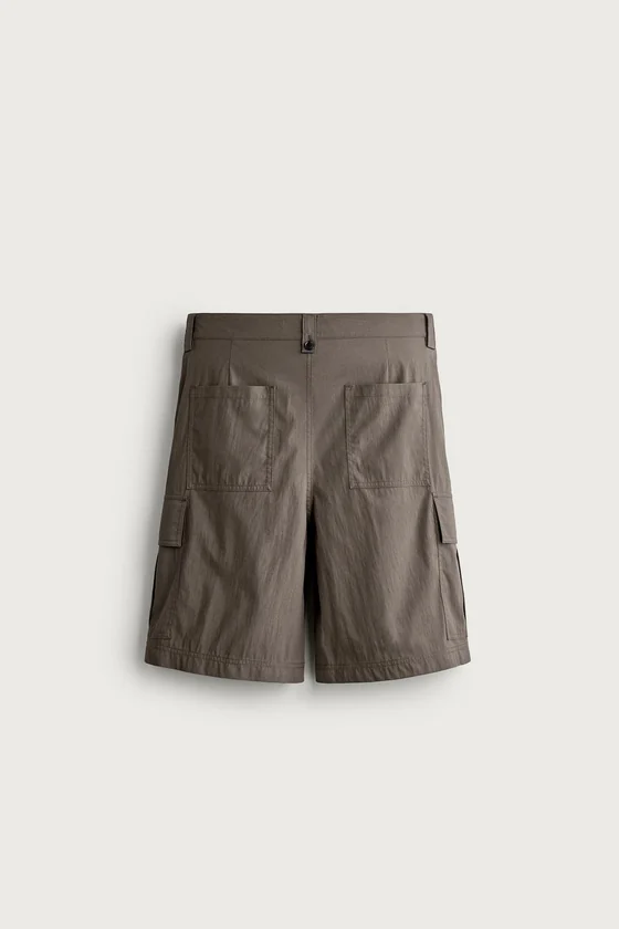 ШОРТЫ КАРГО RELAXED FIT СО СКЛАДКАМИ