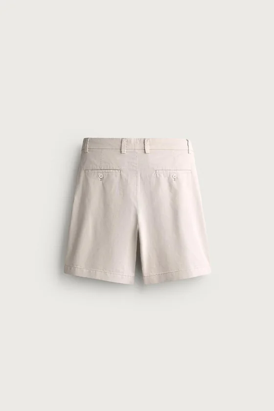 ШОРТЫ REGULAR FIT СО СКЛАДКАМИ