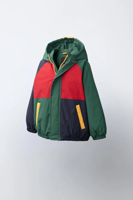СТЕГАНАЯ КУРТКА COLORBLOCK WATER REPELLENT