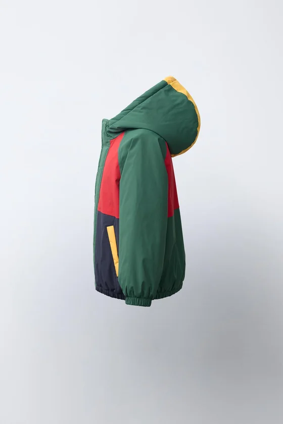 СТЕГАНАЯ КУРТКА COLORBLOCK WATER REPELLENT