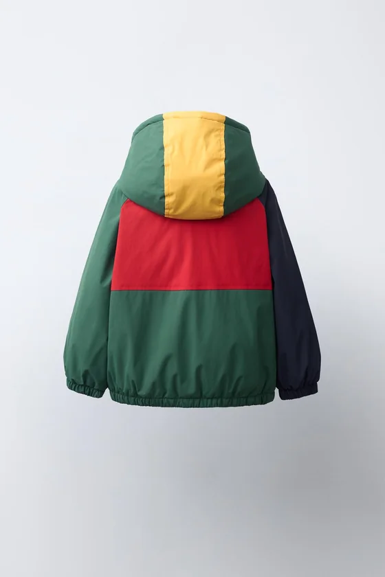 СТЕГАНАЯ КУРТКА COLORBLOCK WATER REPELLENT