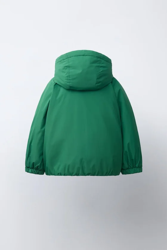 ПАРКА WATER REPELLENT С КОНТРАСТНЫМИ ДЕТАЛЯМИ