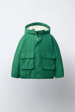 Парка Water Repellent с контрастными деталями- Заказать в России