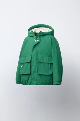 Парка Water Repellent с контрастными деталями- Заказать в России