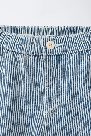 Брюки Baggy в полоску- Заказать в России