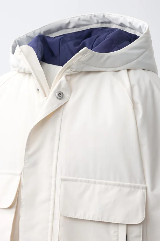 ПАРКА С КОНТРАСТНЫМИ ДЕТАЛЯМИ WATER REPELLENT