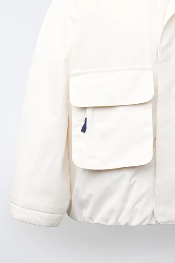 ПАРКА С КОНТРАСТНЫМИ ДЕТАЛЯМИ WATER REPELLENT