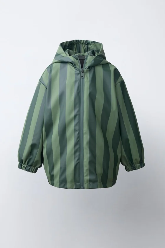 ПРОРЕЗИНЕННЫЙ ДОЖДЕВИК WATER RESISTANT В ПОЛОСКУ