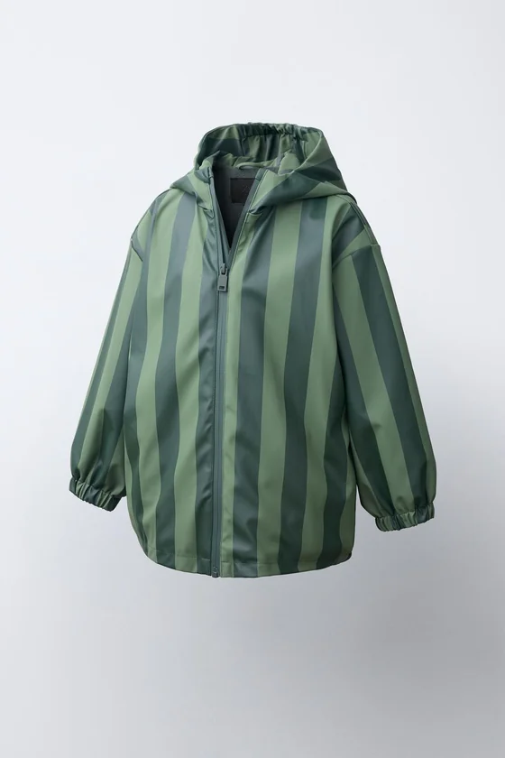 ПРОРЕЗИНЕННЫЙ ДОЖДЕВИК WATER RESISTANT В ПОЛОСКУ