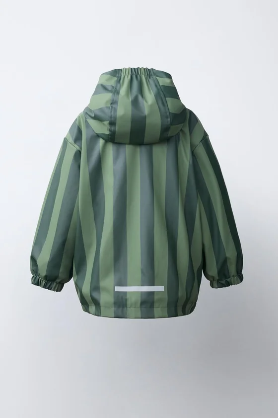 ПРОРЕЗИНЕННЫЙ ДОЖДЕВИК WATER RESISTANT В ПОЛОСКУ