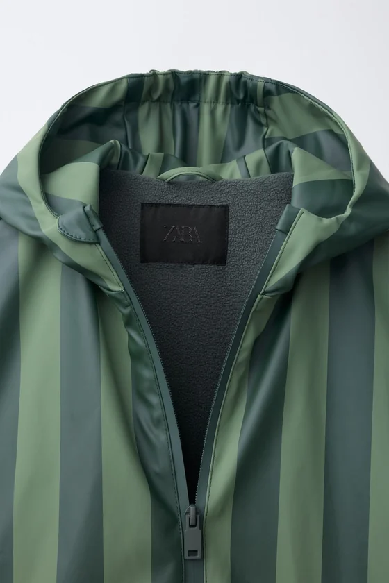 ПРОРЕЗИНЕННЫЙ ДОЖДЕВИК WATER RESISTANT В ПОЛОСКУ