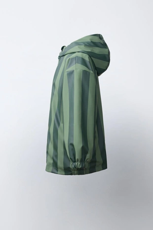 Прорезиненный дождевик Water Resistant в полоску- Заказать в России