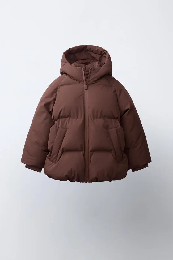 СТЕГАНАЯ КУРТКА С КАПЮШОНОМ WATER REPELLENT