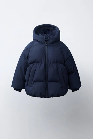 Стеганое пальто с капюшоном Water Repellent